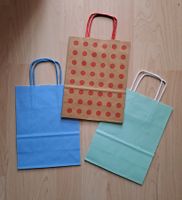 3 Geschenktaschen aus Papier - NEU