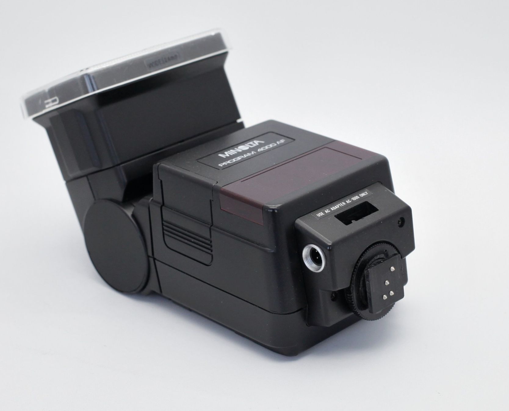 Minolta Flash: Minolta Program 4000 AF Blitzgerät – Usato da Birsfelden venduto da Foti-Virus 2