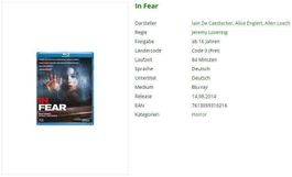 In Fear (Blu-Ray)
