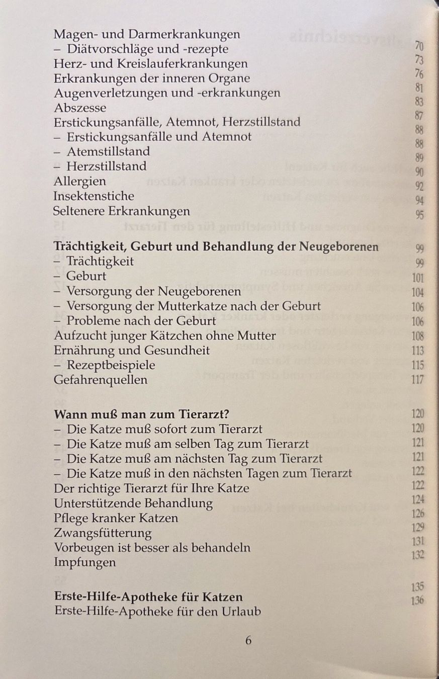 Libri: Erste Hilfe für Katzen – Nuovo (secondo la descrizione) da Sarnen venduto da Livres 4