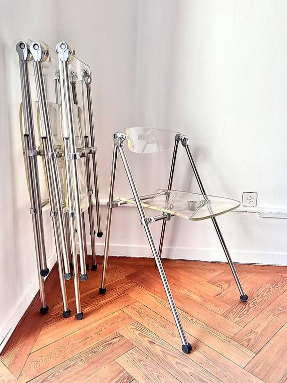 Sedie: Set de 4 chaises pliantes Eda Concept Giancarlo Piretti – Usato da Lausanne venduto da jul_v9ht 2