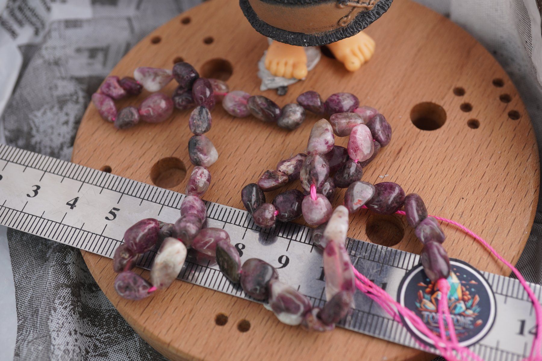 Minerali & Pietre curative: Turmalin Rosa  Nugget  Strang    Ab 1.- – Nuovo e nell'imballaggio originale da Eschenbach SG venduto da topstone 5