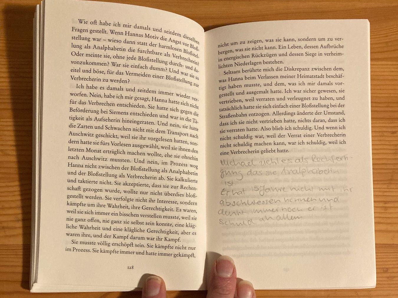 Bücher: Buch: Der Vorleser (von Bernhard Schlink) – Gebraucht aus Bubendorf von Alpenheidi 7