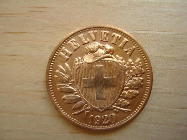 Tutti le monete: (A8)  2 Rappen 1920  UNZ- – Usato da Erlach venduto da Net-Coins