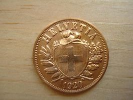 (A8)  2 Rappen 1920  UNZ-