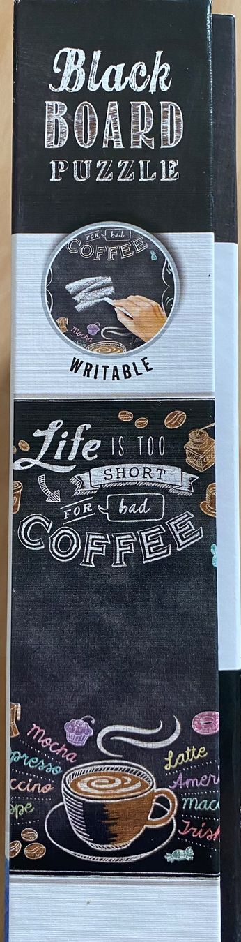 Clementoni Puzzle: Black Board Puzzle Coffee Clementoni – Usato da Brugg AG venduto da jea_N00 4