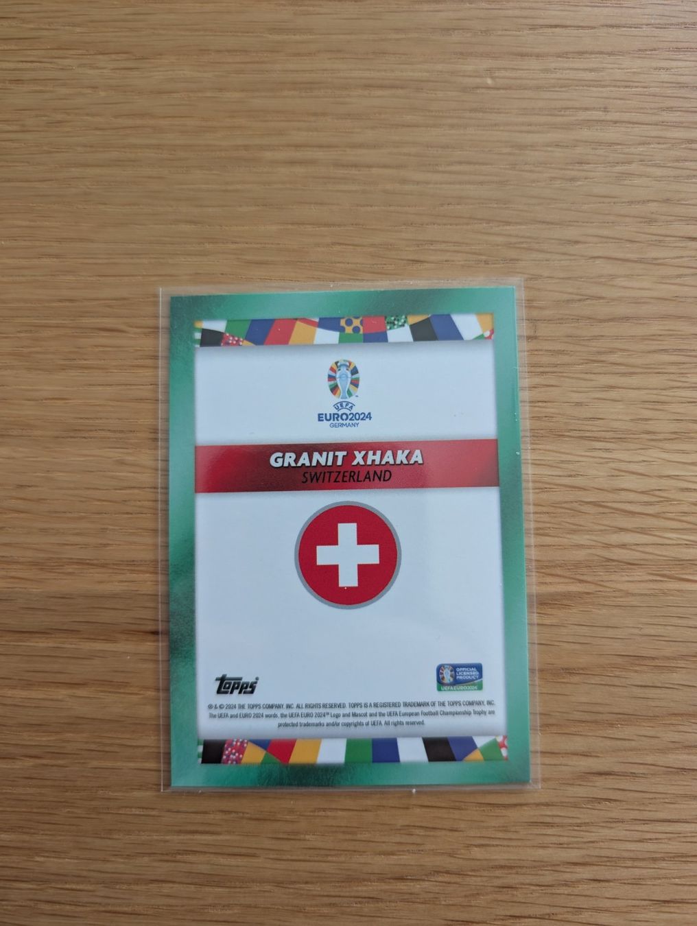 Topps Carte collezionabili: Granit Xhaka - Schweiz - Topps Autogramm - Numbered /99 – Usato da Zürich venduto da Brunsketti 1