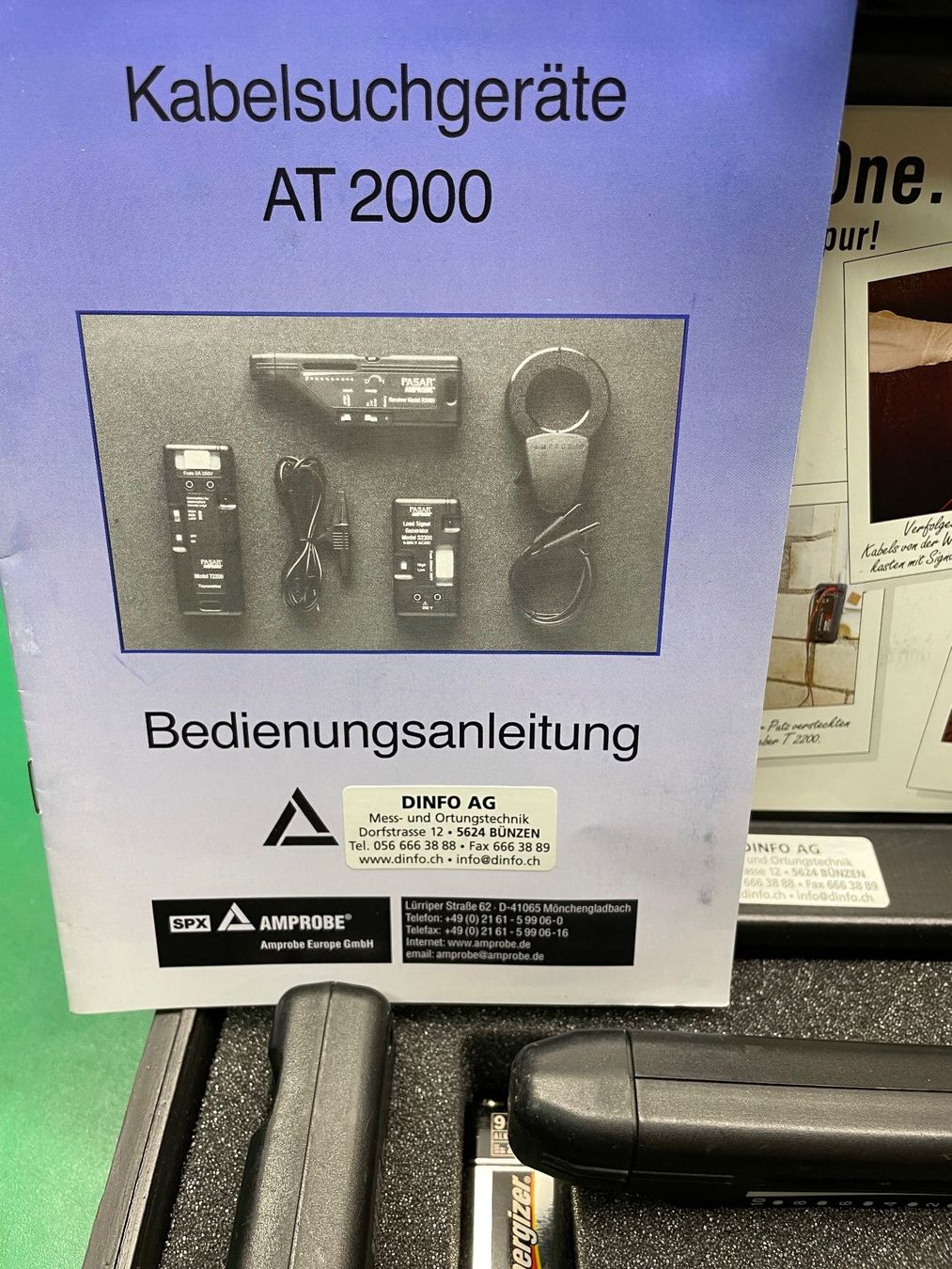 Misurare: Pasar Amprobe Advanced Tracer AT 2000 Leitungssuch Gerät – Usato da Uhwiesen venduto da wishone 5