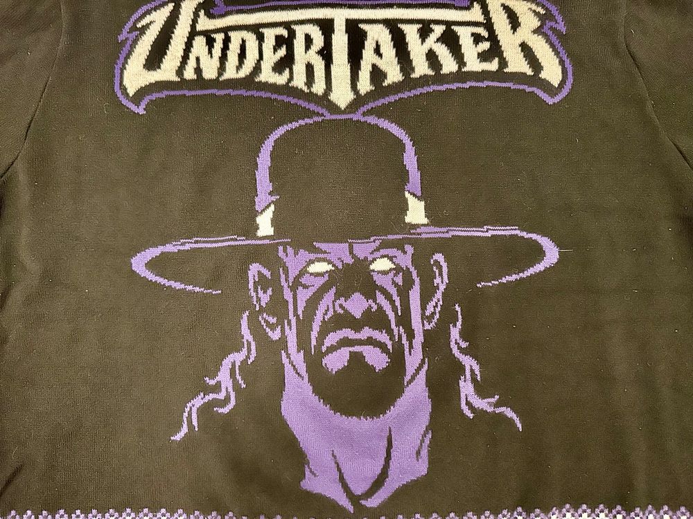 THE UNDERTAKER WWE Official Merch XL Pullover Wrestling WWF (Gebraucht ...