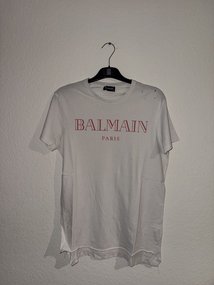 Balmain T-Shirts: Balmain T-Shirt weiss Gr. S – Gebraucht aus Untersiggenthal von capodanilo6