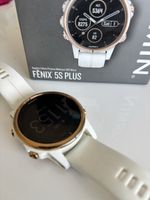 Garmin Fenix 5S Plus Saphir Roségold weiss gebraucht
