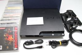 Sony Playstation 3 slim (PS3) mit Spielen