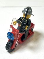 LEGO Minifigur - Vintage Feuerwehrmann mit Motorrad