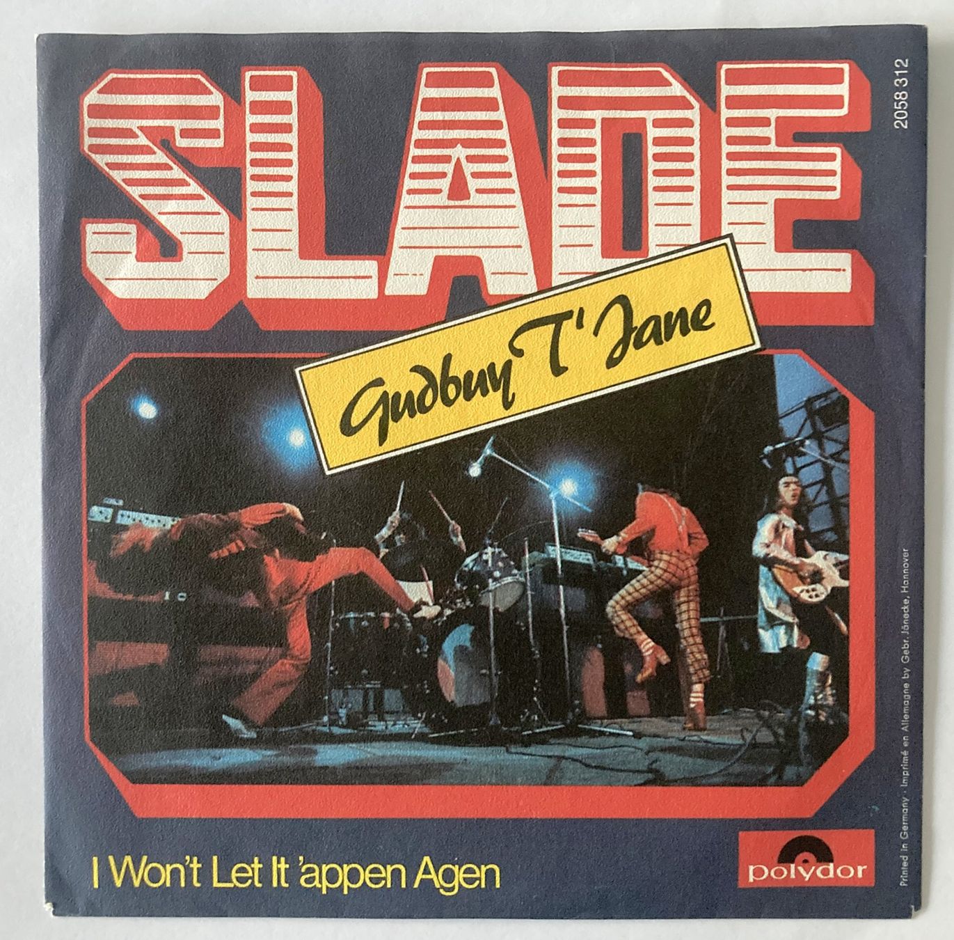 Dischi in vinile: SLADE - GUDBUY T'JANE – Usato da Bottens venduto da hotter-than-hell