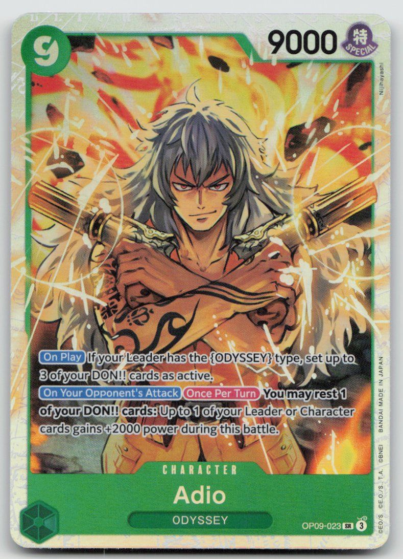 Bandai Carte collezionabili: One Piece Adio OP09-023 SR – Usato da Lugano venduto da VlaseCard