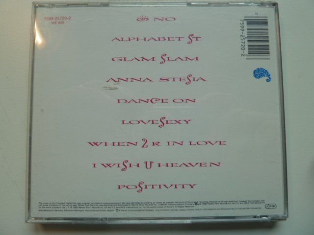 CD: Prince - Lovesexy – Usato da Au ZH venduto da sikoku 2
