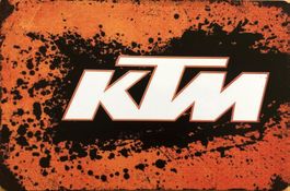 KTM Blechschild Metallschild Motorrad Adventure Duke Cross
