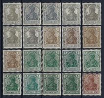 Deutsches Reich 1900-1922 Kriegsdrucke postfrisch LUXUS