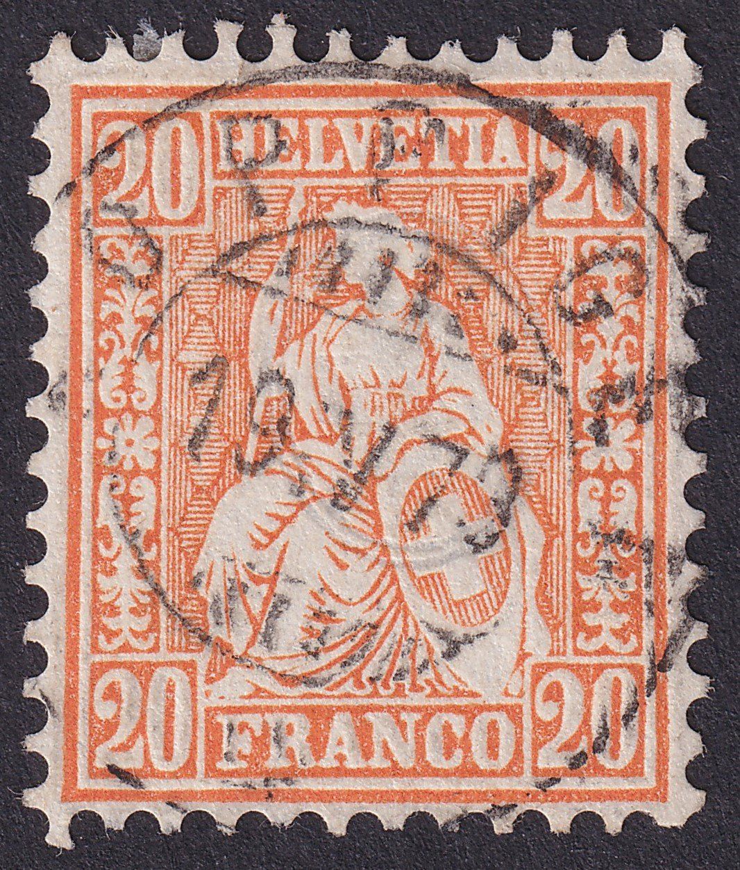 Tutti i francobolli: Nr. 32 mit Vollstempel KOPPIGEN BE – Usato da Ebikon venduto da SilvioFreund