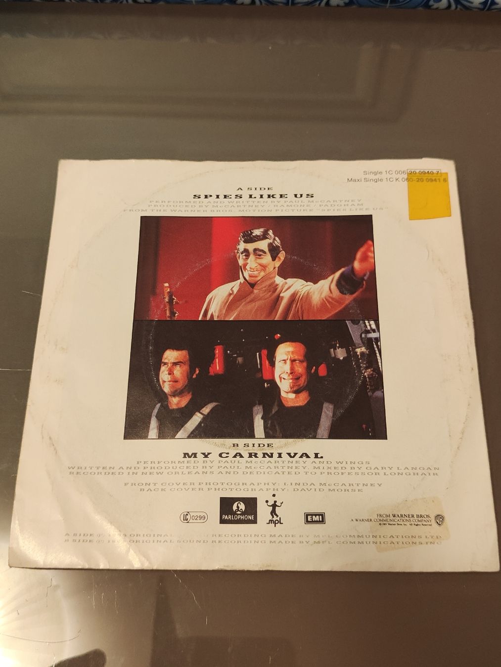 Dischi in vinile: disco 45 giri Paul McCartney - Spies like us – Usato da Massagno venduto da Massimo037 1