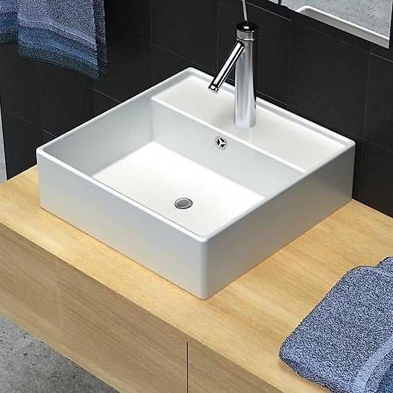 Spülbecken & Waschbecken: Waschtisch 41cm x 41cm – Neu und originalverpackt aus Muttenz von filouremo