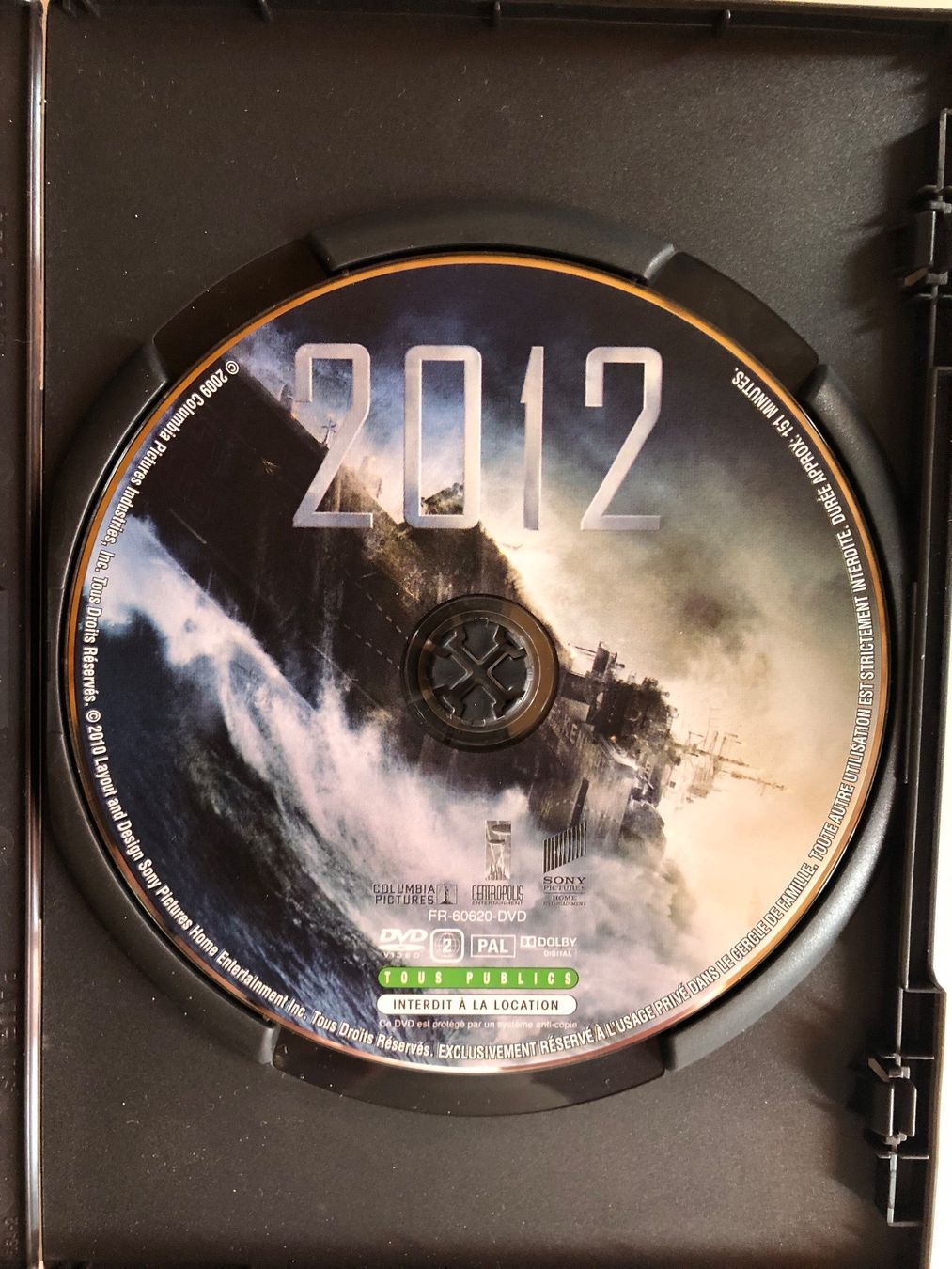 Tutti i DVDs: 2012 – Usato da St-Cierges venduto da Crisi53 2