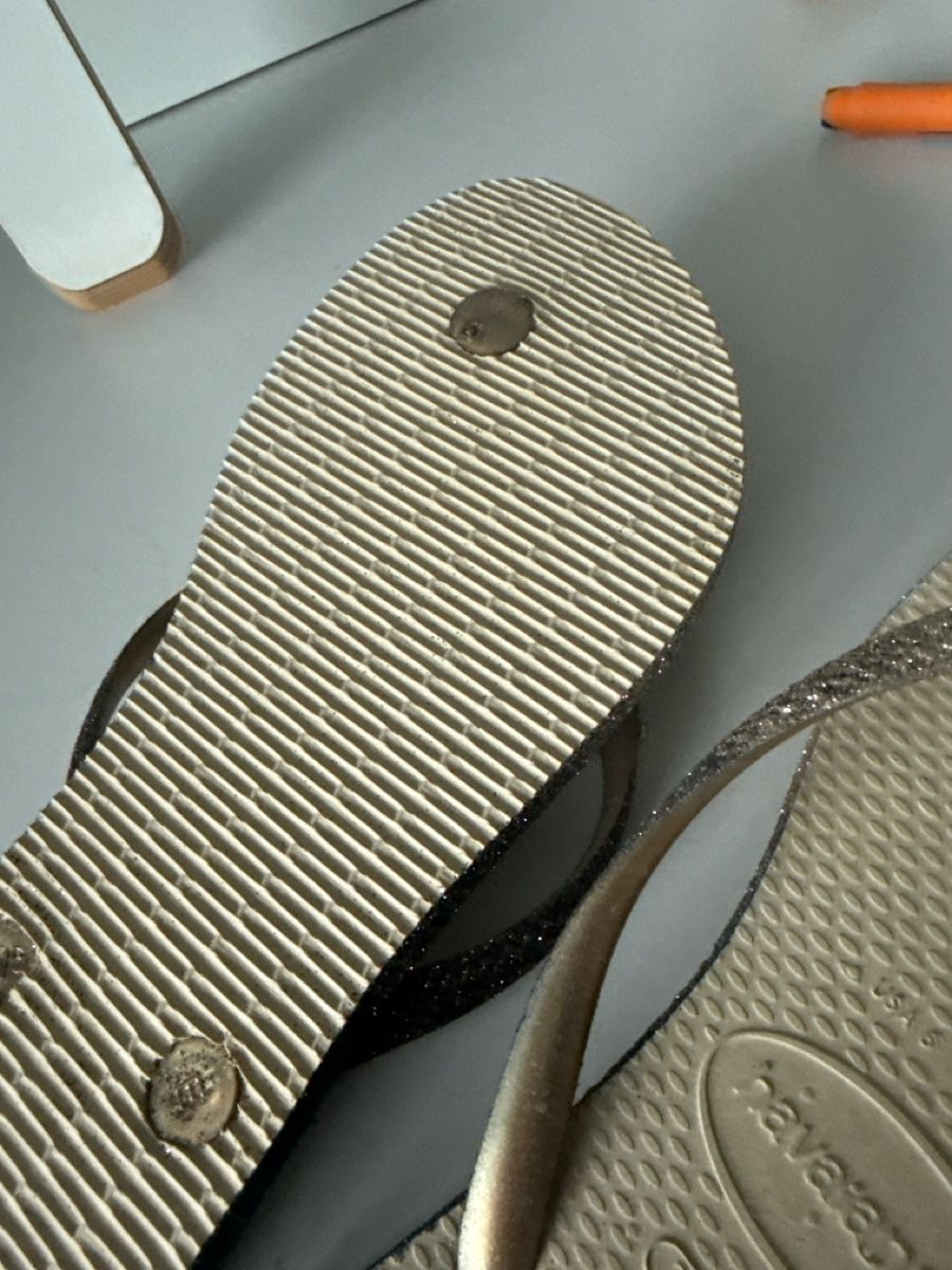 Havaianas Scarpe da donna: Havaianas flip flop glitzerrand Grösse 35-36 – Nuovo (secondo la descrizione) da stüsslingen venduto da Aless14 1