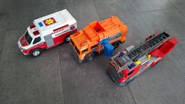3er Set Spielfahrzeuge