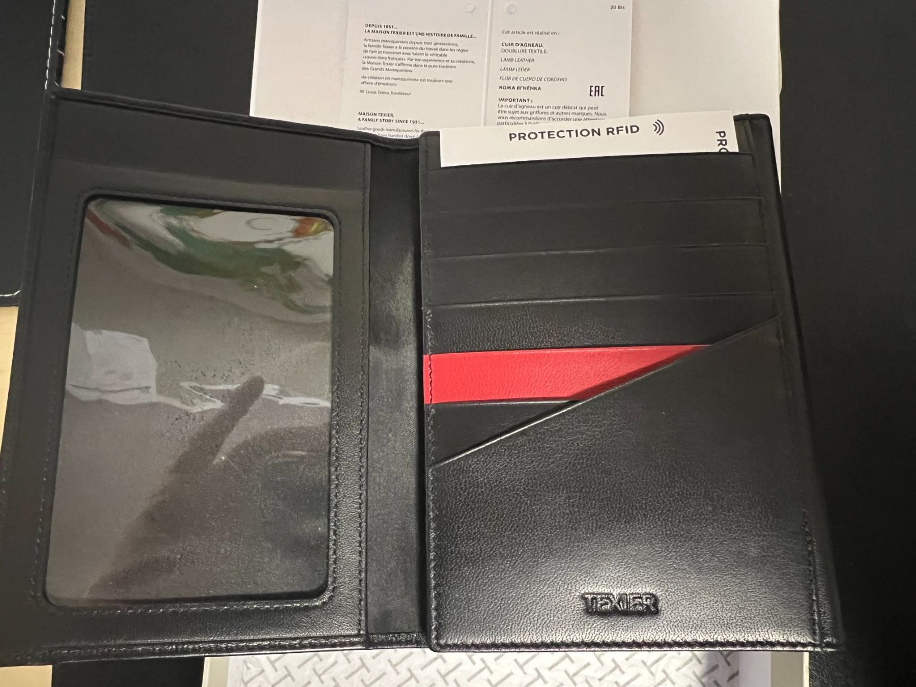 Brieftaschen: Portefeuille Texier Cuir Noir neuf – Neu und originalverpackt aus Lausanne von ffhoud 3