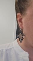Elegante Ohrringe mit Steinchen