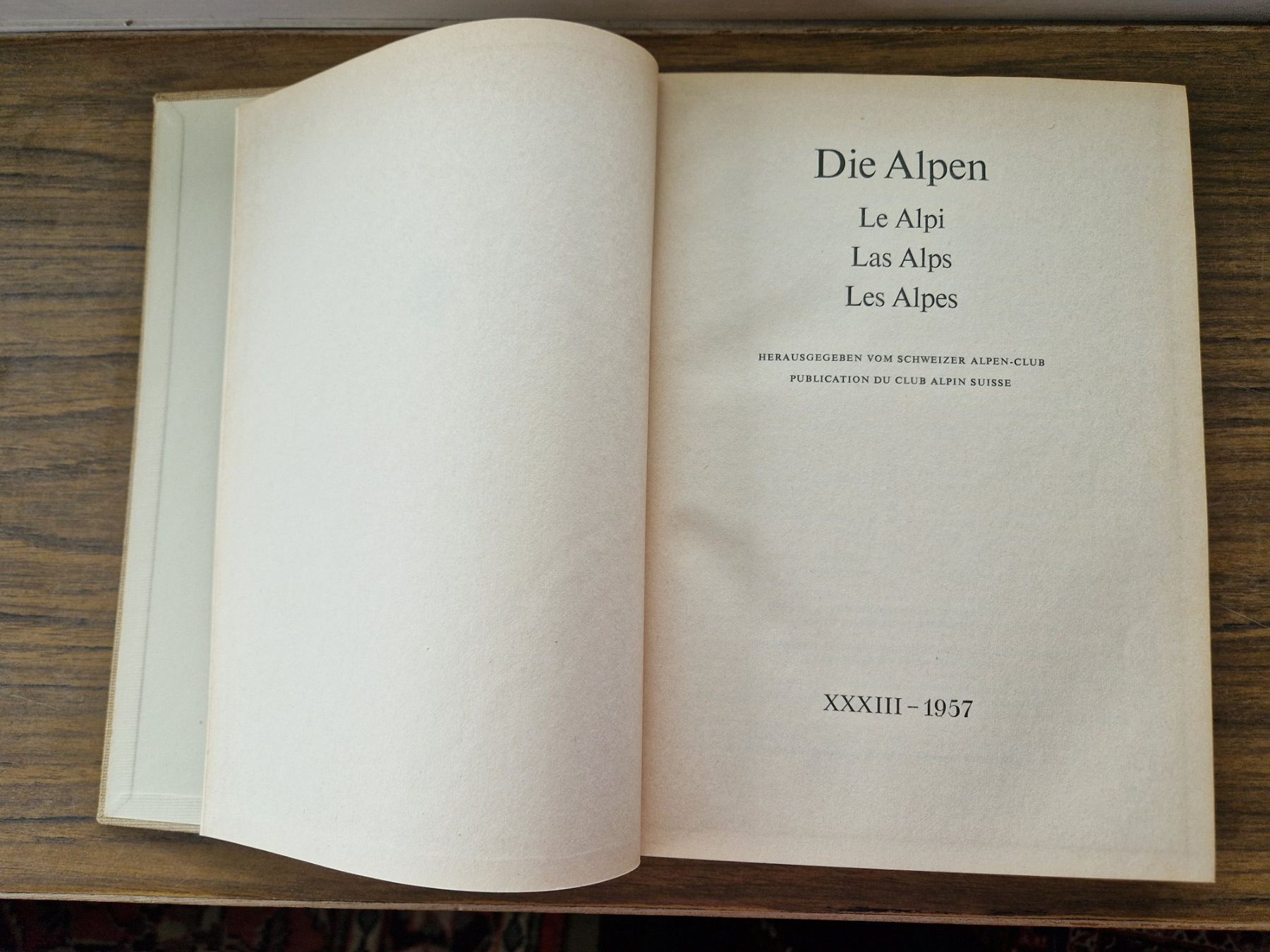 Libri: Die Alpen 1957 – Usato da Mörschwil venduto da aik_x8mc 1