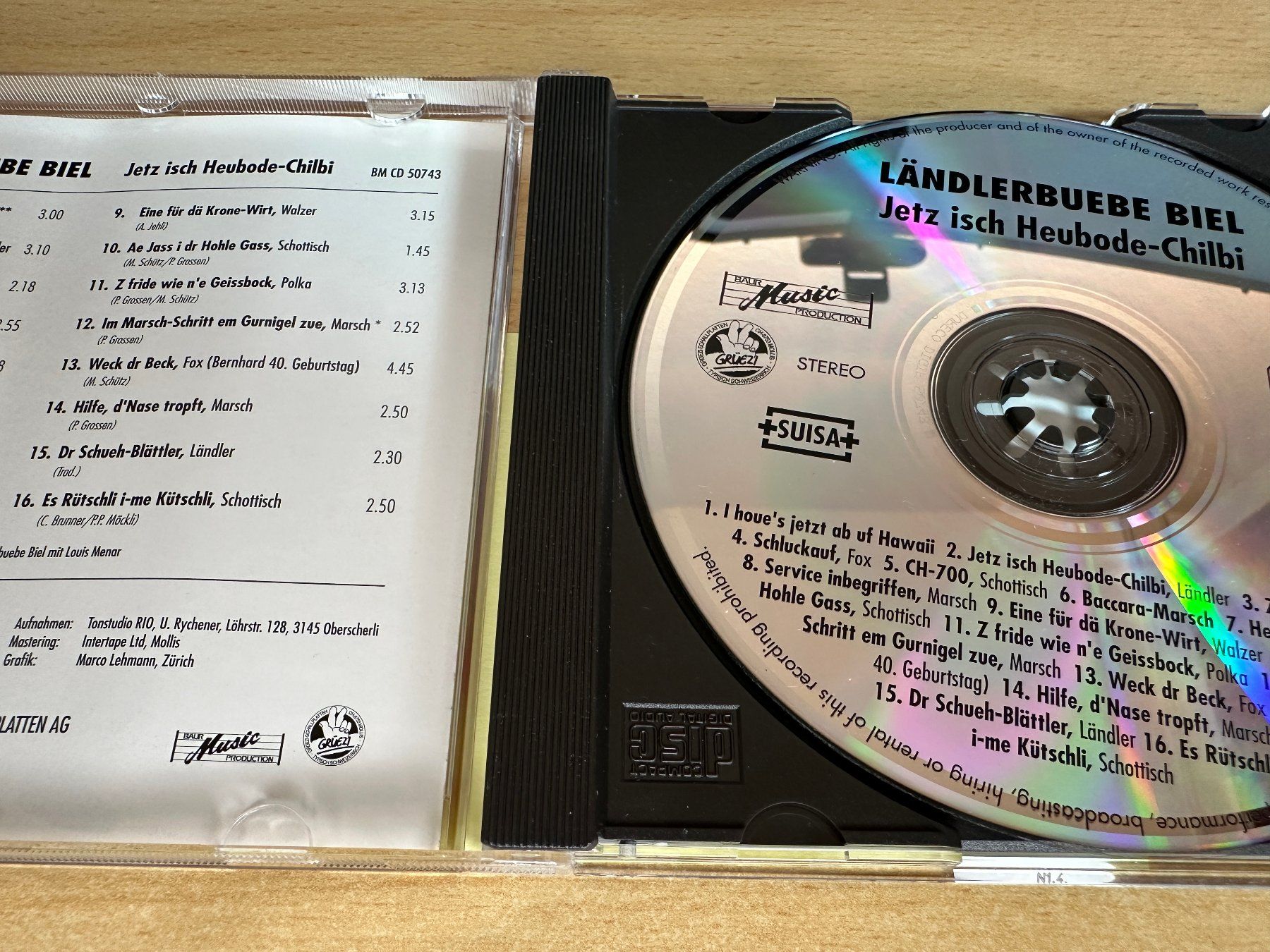 CD: Ländlerbuebe Biel – Heubode-Chilbi – Usato da Rikon im Tösstal venduto da Alpenmutz 2