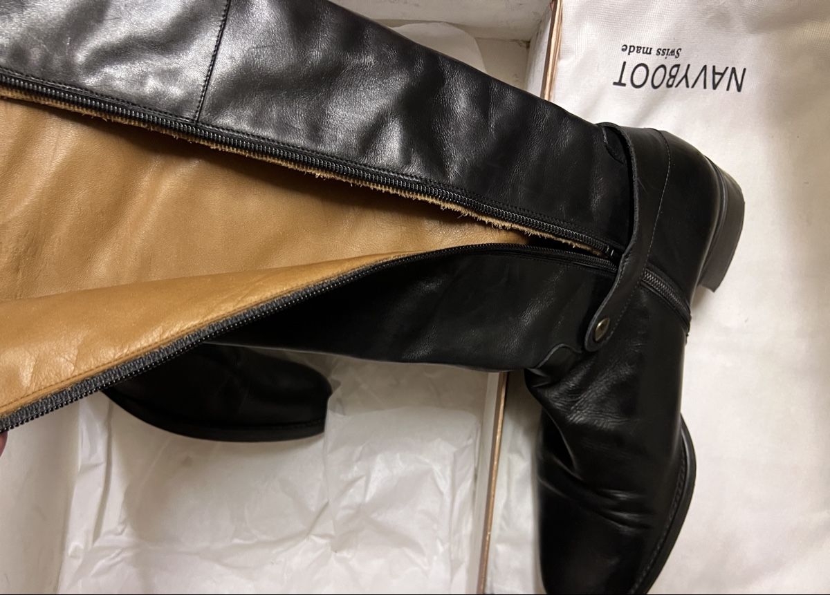 Navyboot Scarpe da donna: NAVYBOOT Lederstiefel, Gr.41, Schwarz – Usato da Teufen AR venduto da Maleaa 5