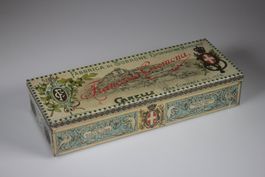 Altes Francesco Cremona Canelli Blechdose Italien
