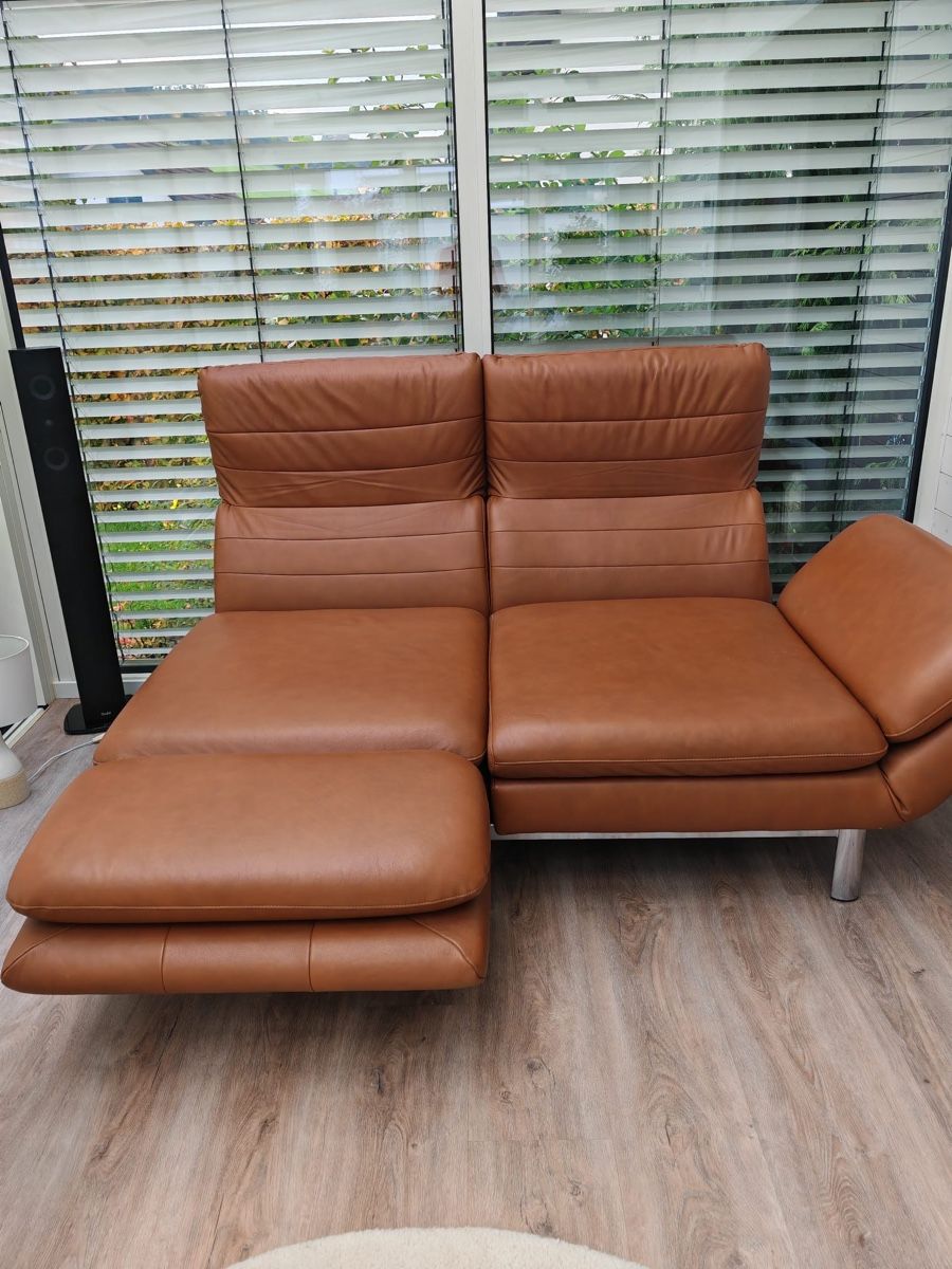 Musterring Divani: Ledersofa, Zweisitzer, Musterring – Usato da Olten venduto da Aileen1399 2