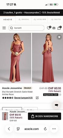 Brautjungfernkleid / Kleid für Hochzeit / Abendkleid