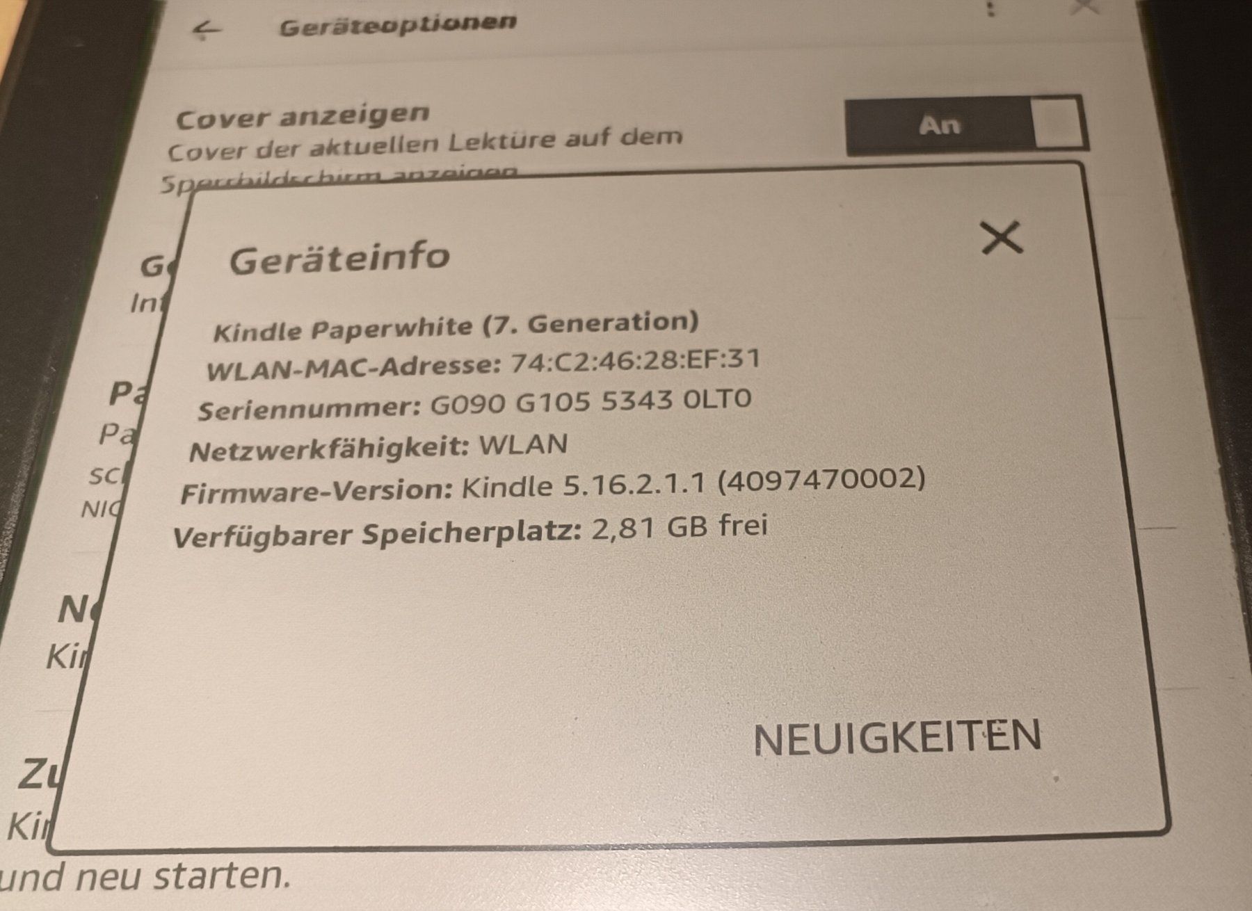 Tablettes PC: Kindle Paperwhite 7 – D'occasion à Zufikon par pet_qvv5 2