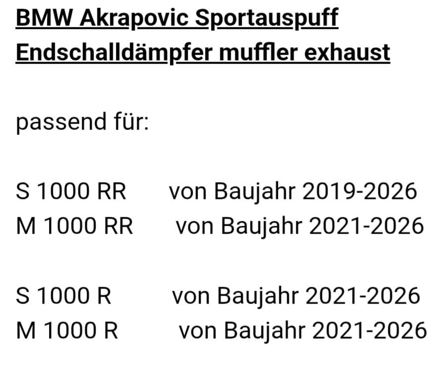 BMW Auspuffanlagen: Akrapovic K69 Endschalldämpfer – Gebraucht aus Belp von Ginus85 7