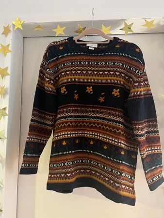 Pullover Katies gemustert Grösse 12 guter Zustand vintage