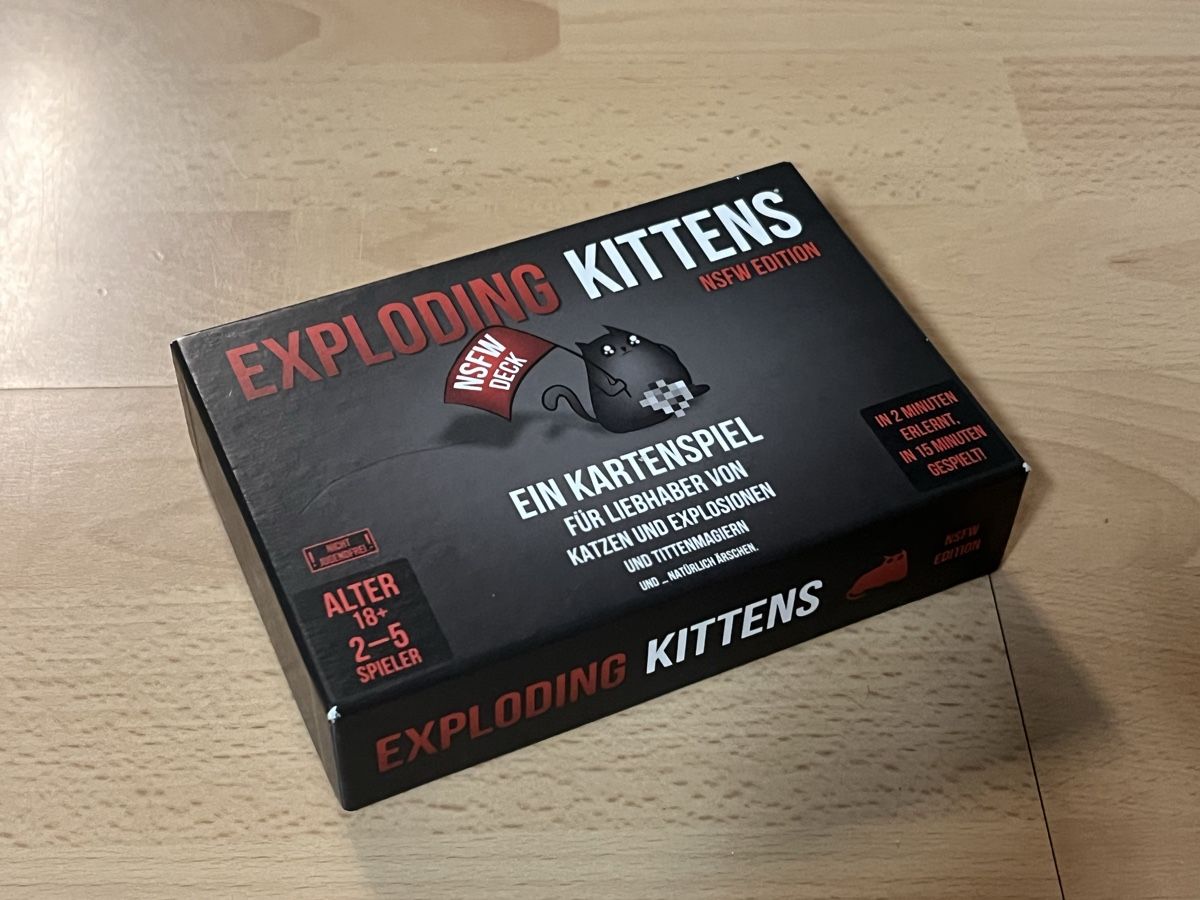 Spiele: Exploding Kittens Kartenspiel, guter Zustand! – Neu (gemäss Beschreibung) aus Oekingen von steph.67