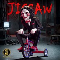 SAW – Billy the Puppet auf Dreirad | ca. 45 cm | 3D-Druck