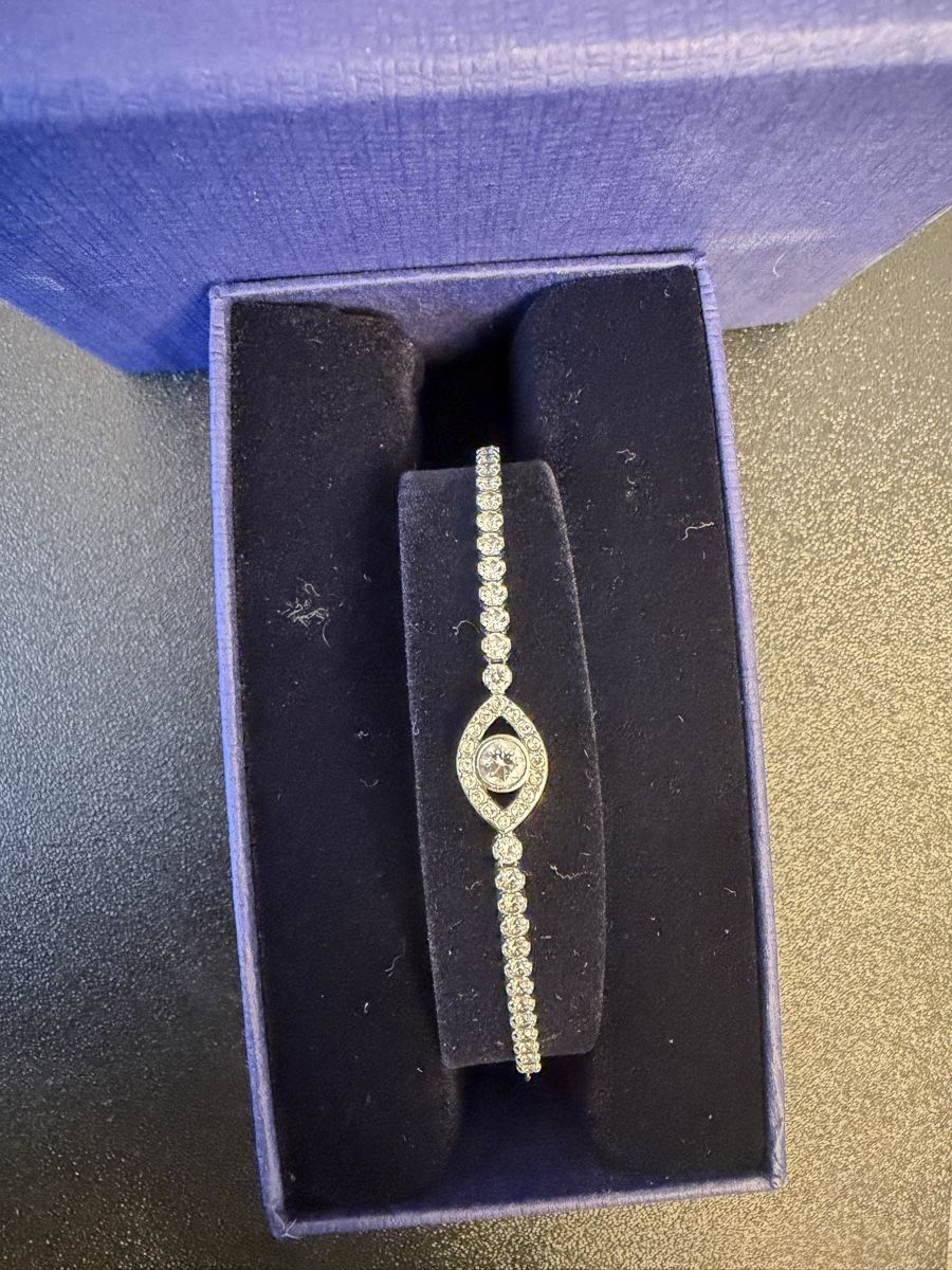 Swarovski Bracciali & Braccialetti: Swarovski Evil Eye Armband – Usato da Urdorf venduto da alnalo