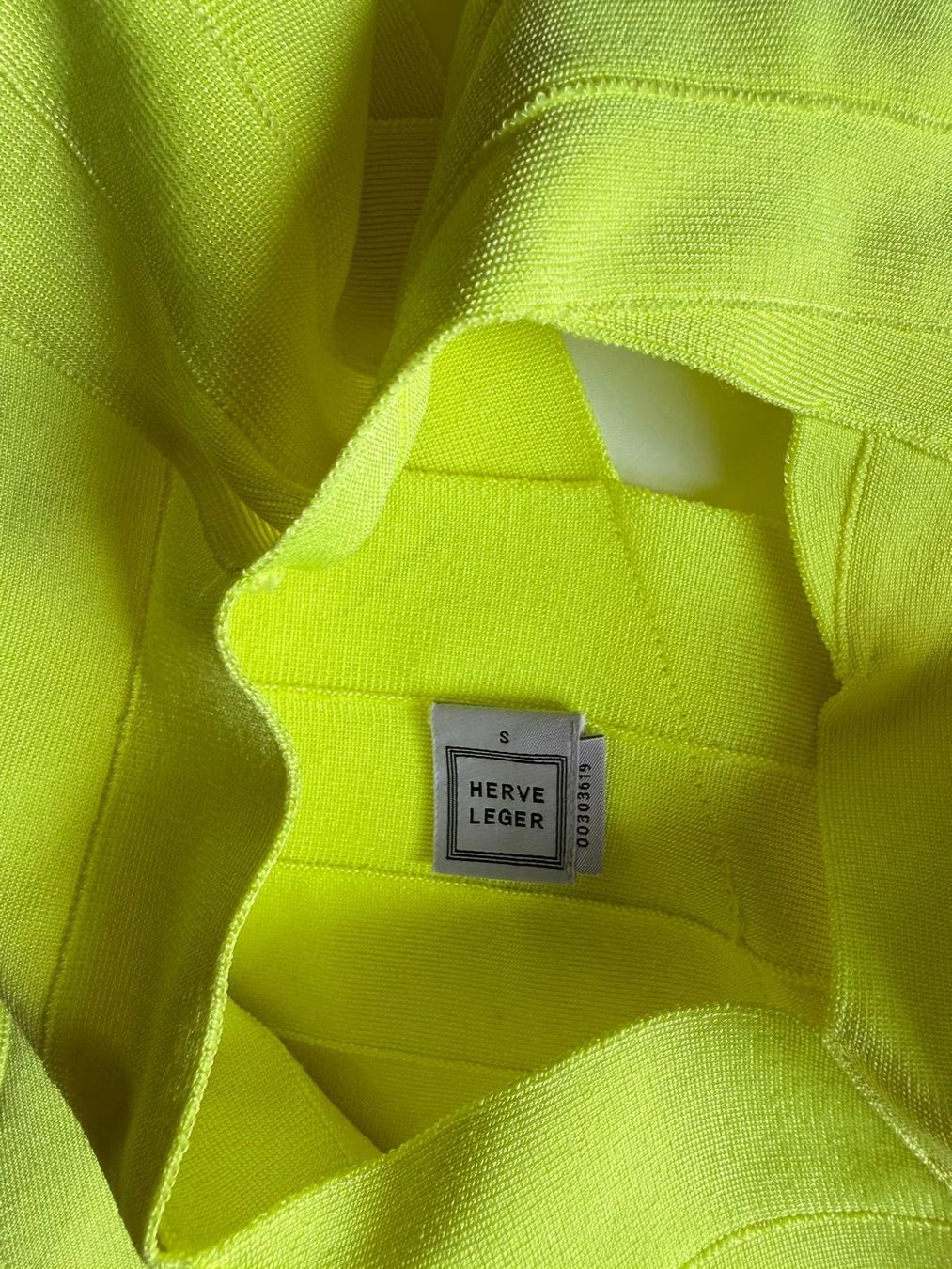 Costumi da bagno & Bikini: Herve Leger Badeanzug, neongelb, Gr. S – Usato da Oberarth venduto da SSS. 5