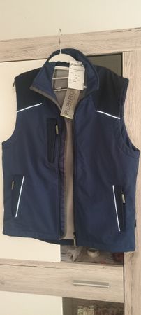 Arbeitsweste Albiro Softshell blau Grösse M neu mit Etikett