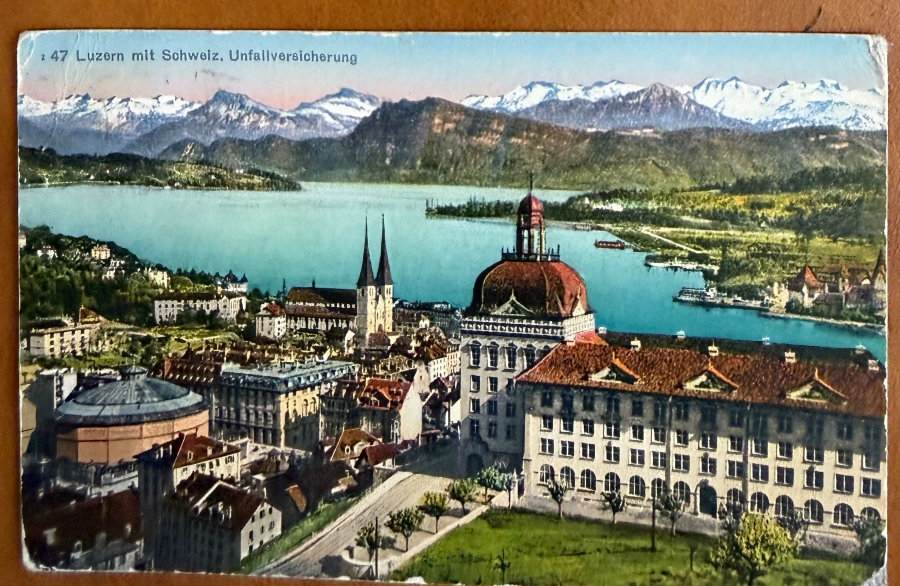 Cartes postales: Luzern - Unfallversicherung 1926 – D'occasion à Lutry par Ediego