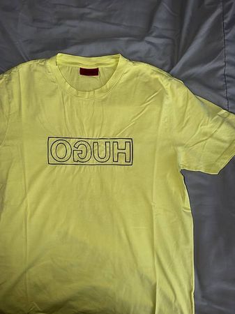 HUGO T-Shirt Lime/Neon Gr. L  Original