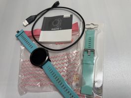 Montre connectée Garmin vivoactive 3 bleu turquoise
