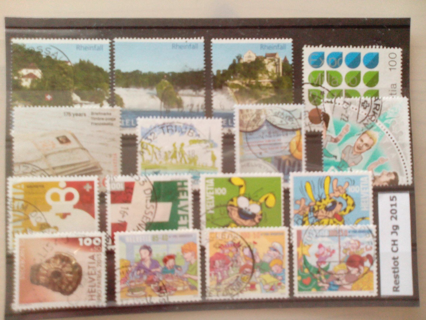Alle Briefmarken: Restlot CH Jg2015 – Gebraucht aus Brüttisellen von goldtaler