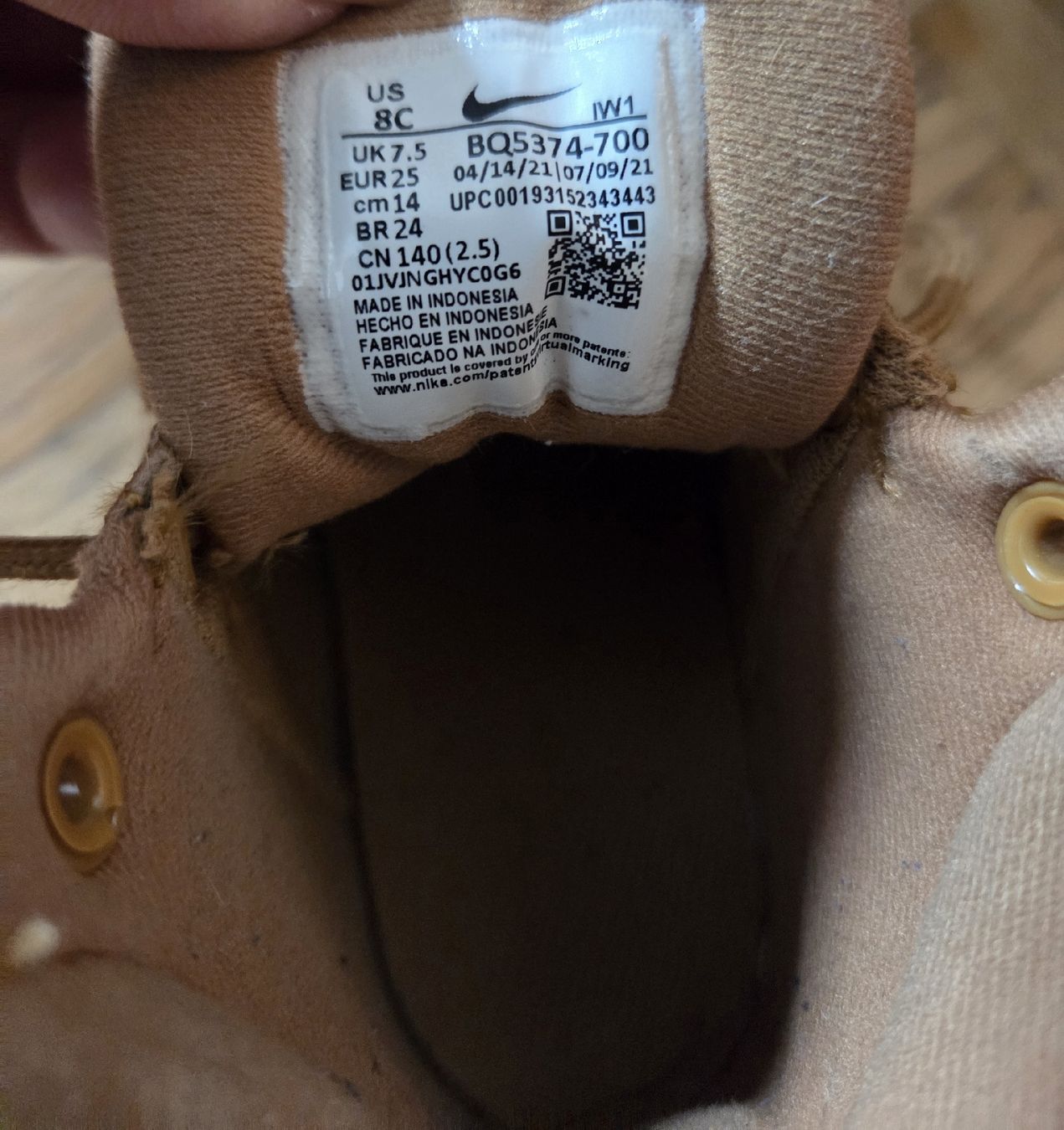 Nike Schuhe für Jungen: Nike Schuhe Grösse 25 – Gebraucht aus Lichtensteig von ann_9w9b 1