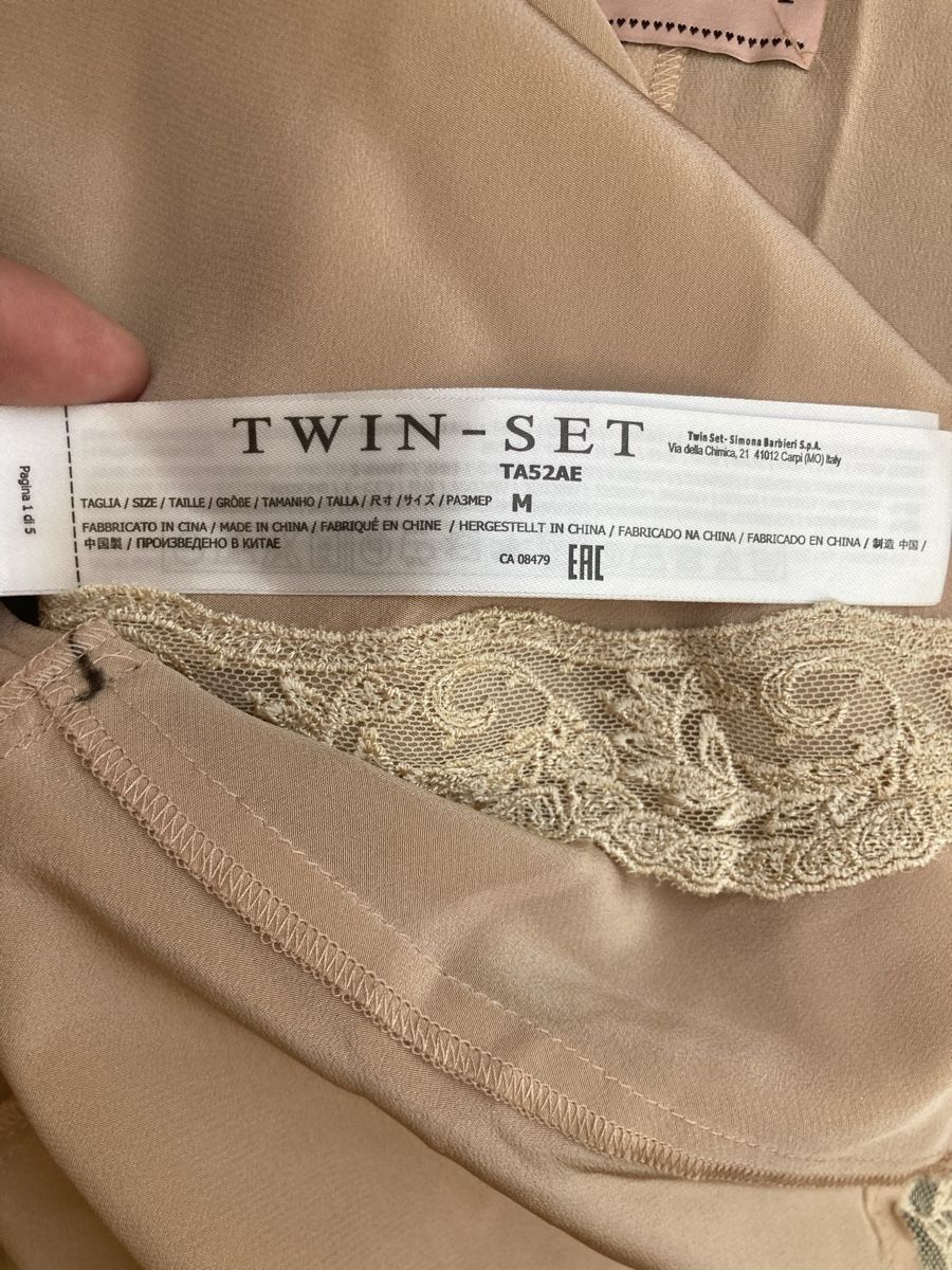 Twinset Vestiti: Seidenkleid der Marke TwinSet, grösse M – Nuovo (secondo la descrizione) da Binningen venduto da kku01 4